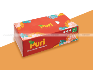 in hộp giấy rút Puri