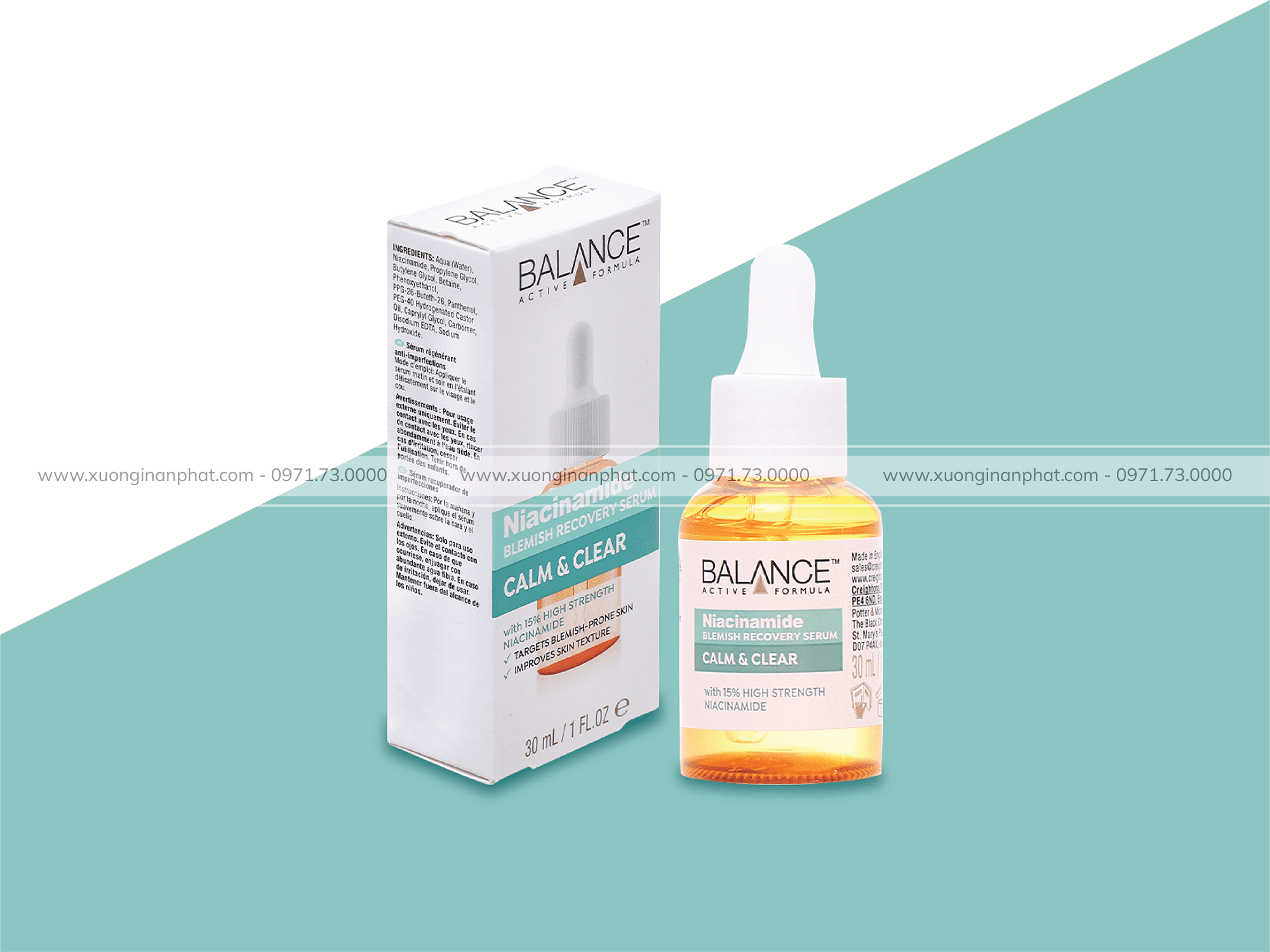 in hộp mỹ phẩm Balance