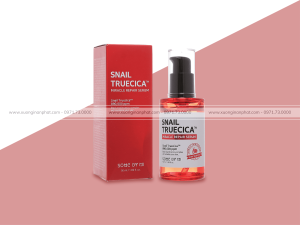 in hộp mỹ phẩm Snail Truecica