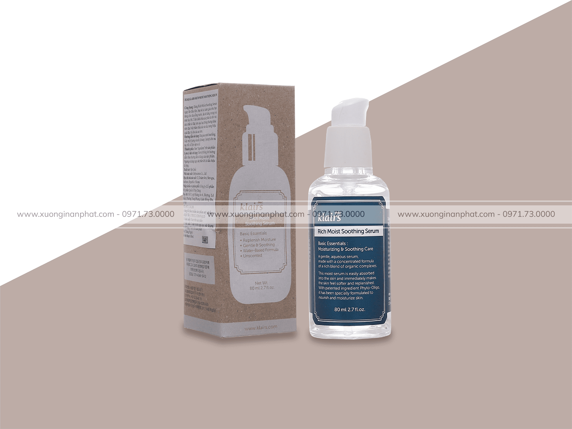 in hộp mỹ phẩm Klairs 2