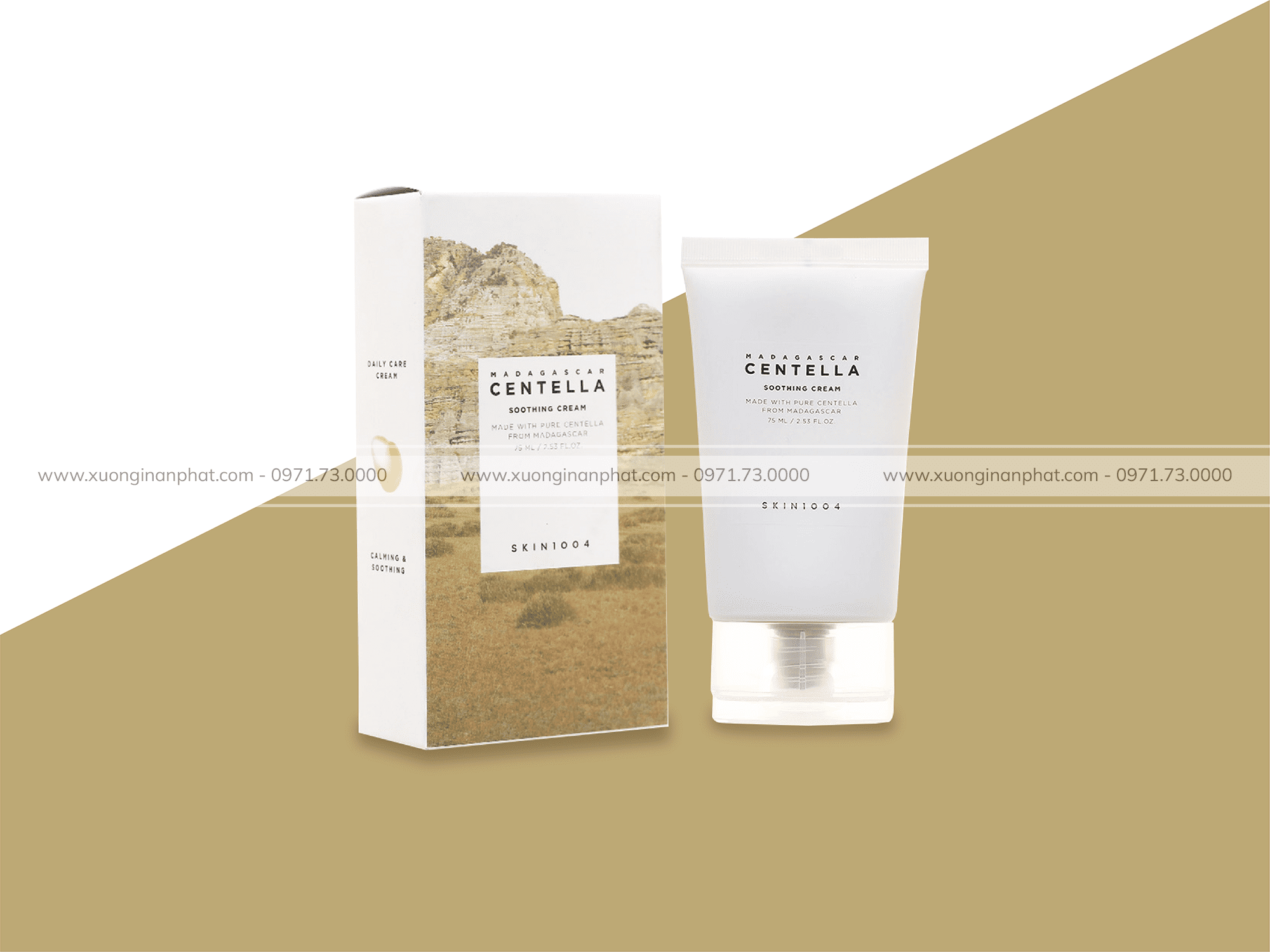 in hộp mỹ phẩm Centella