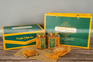 in Hộp Đông Trùng Hạ Thảo Tâm An