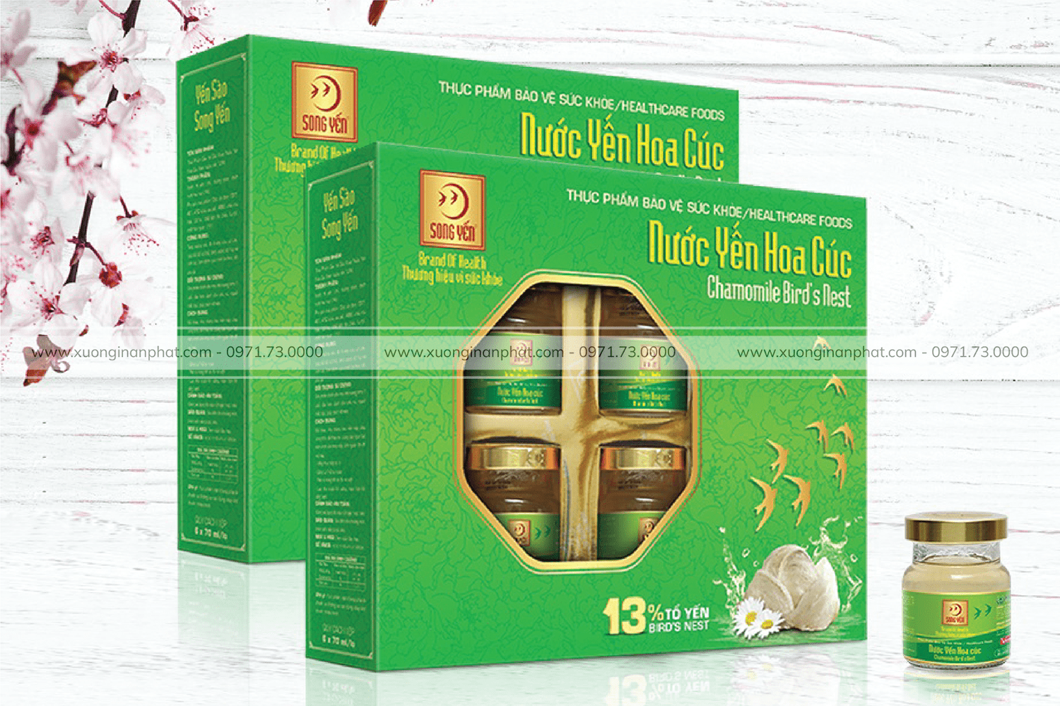 in Hộp Yến Hoa Cúc
