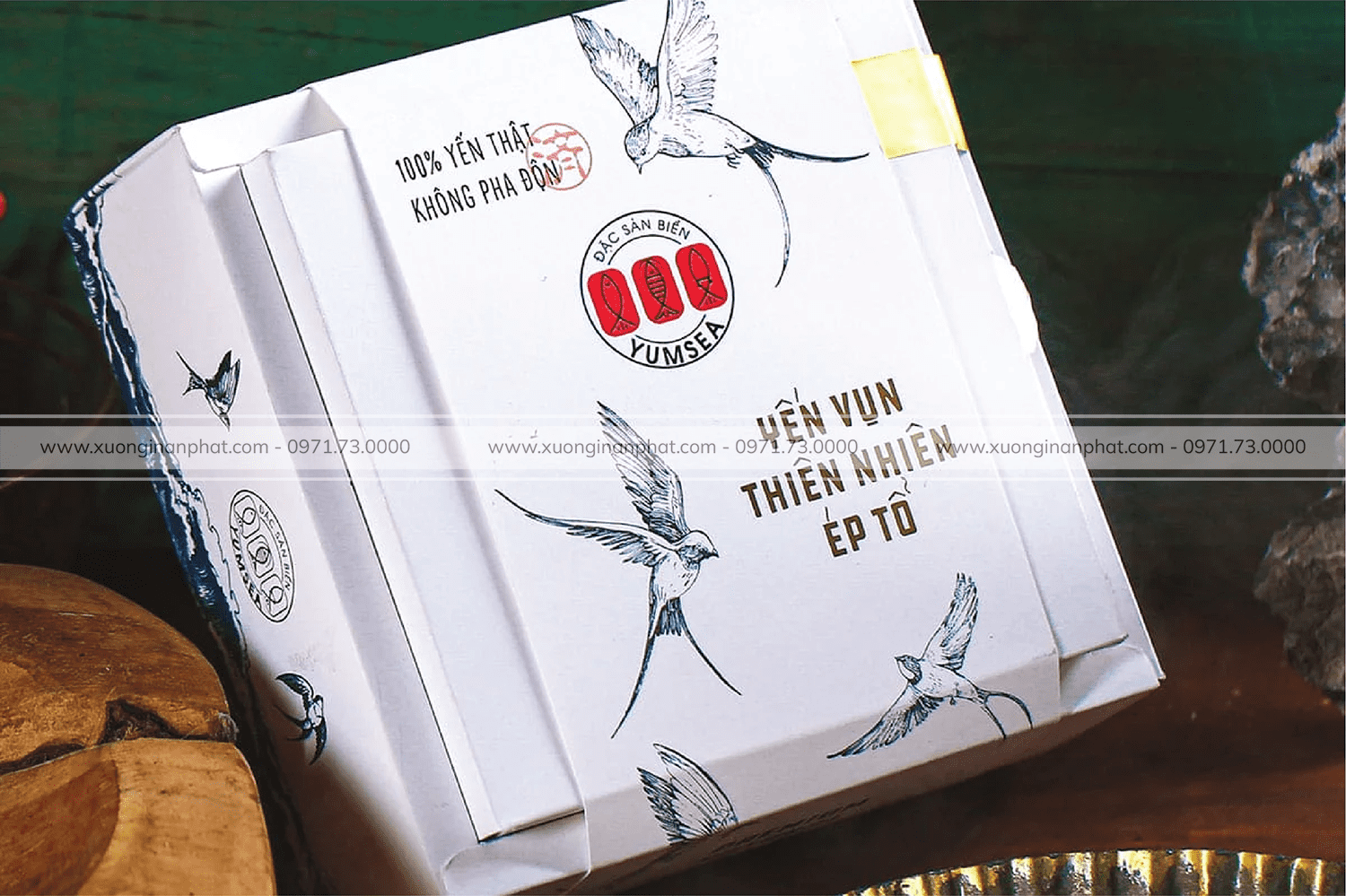 in Vỏ hộp Yến Yusea