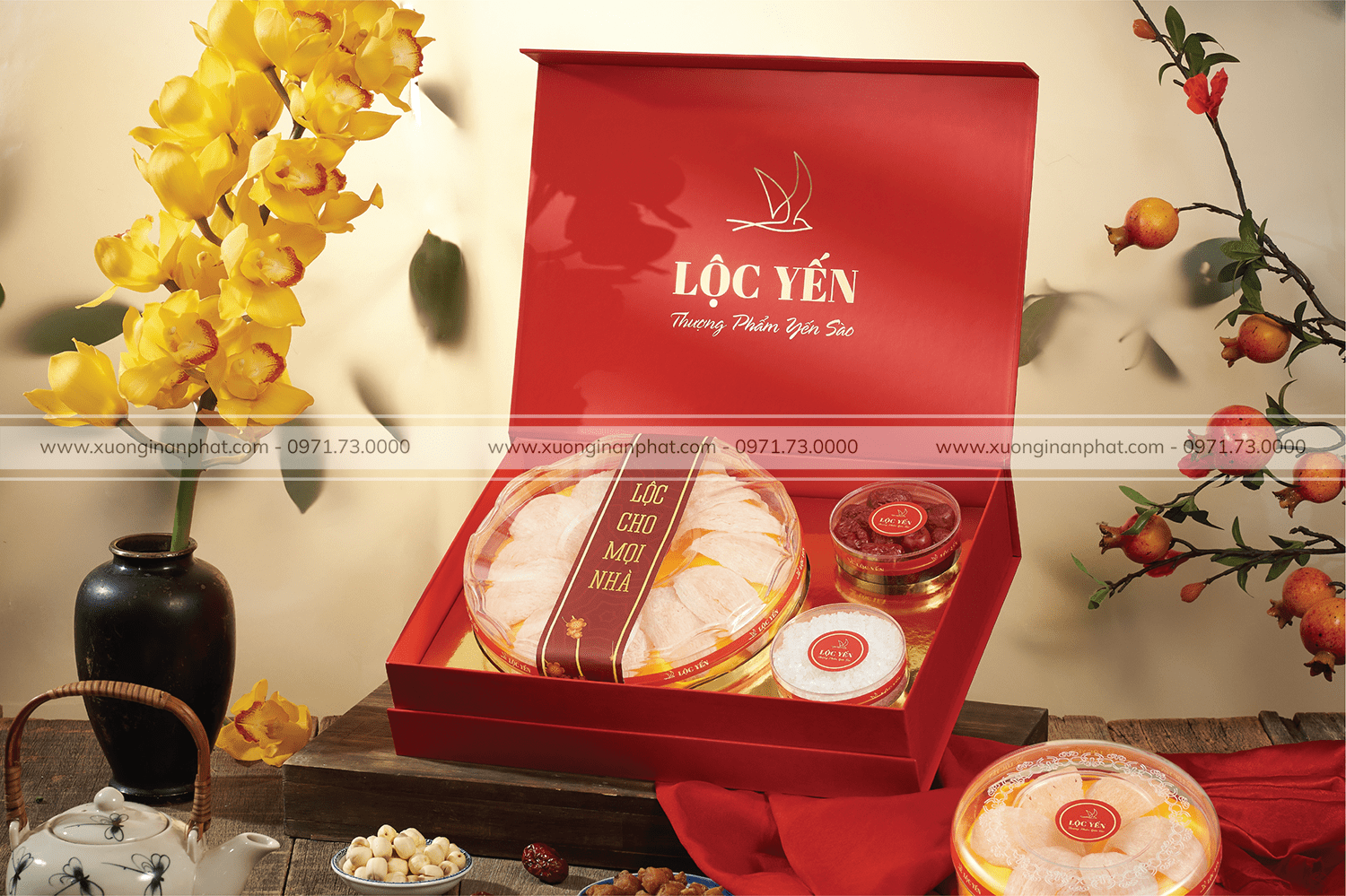 in Vỏ Hộp Lộc Yến