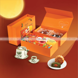 in hộp bánh trung Thu Savoure