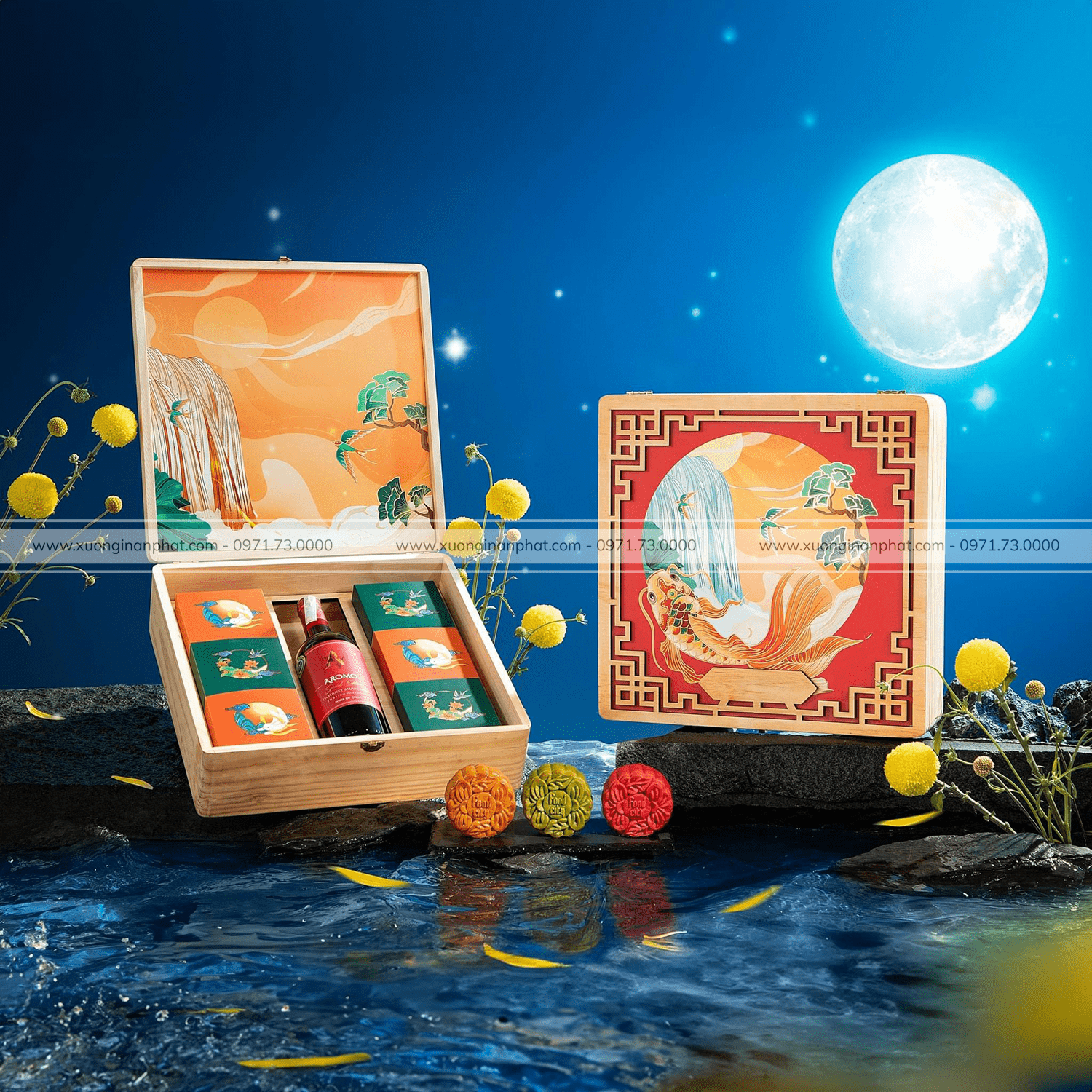 in Hộp bánh Trung Thu Cao Cấp