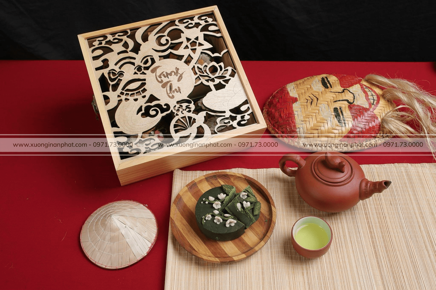 in Hộp bánh Trung Thu Khắc CNC