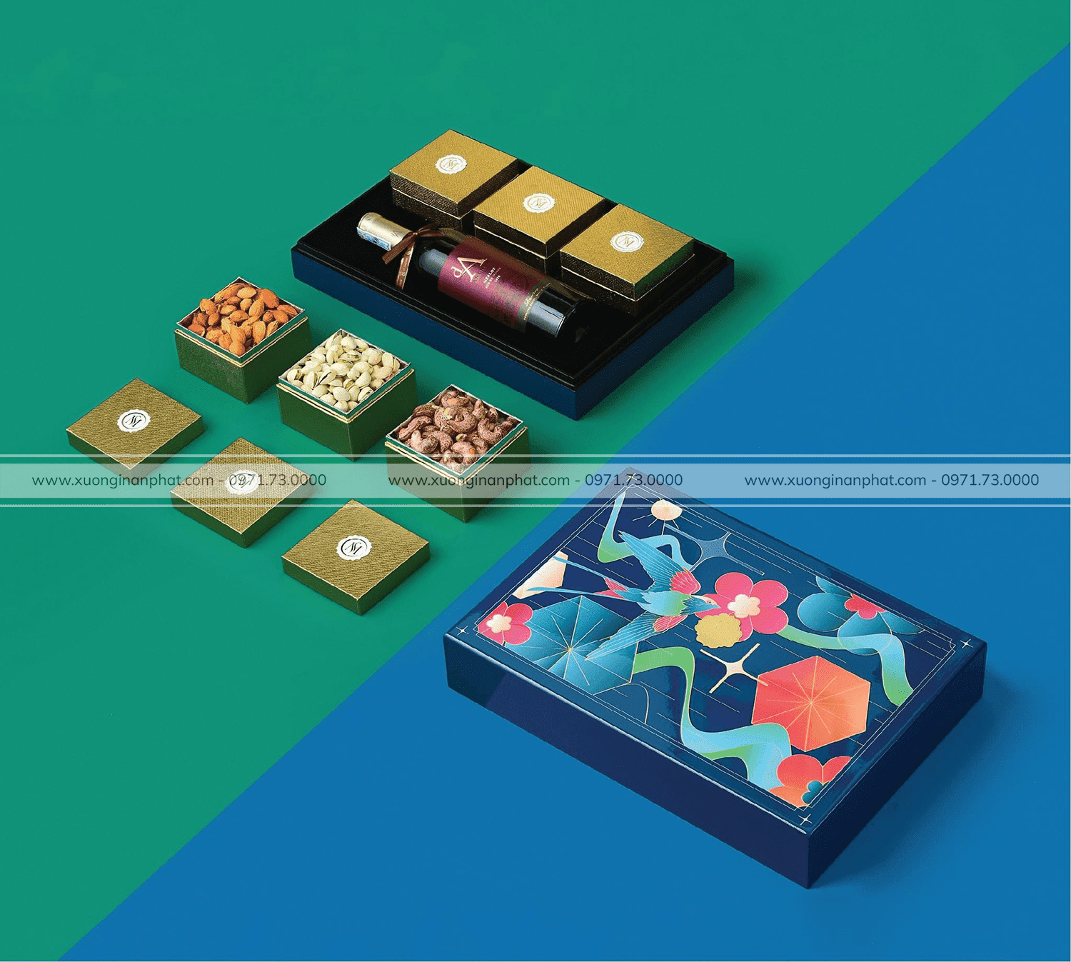 in hộp Quà biếu