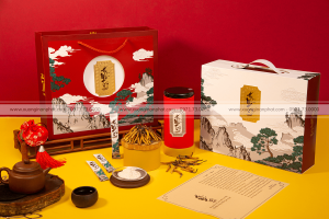 in Hộp Đông Trùng Hạ Thảo Hy Mã Trà