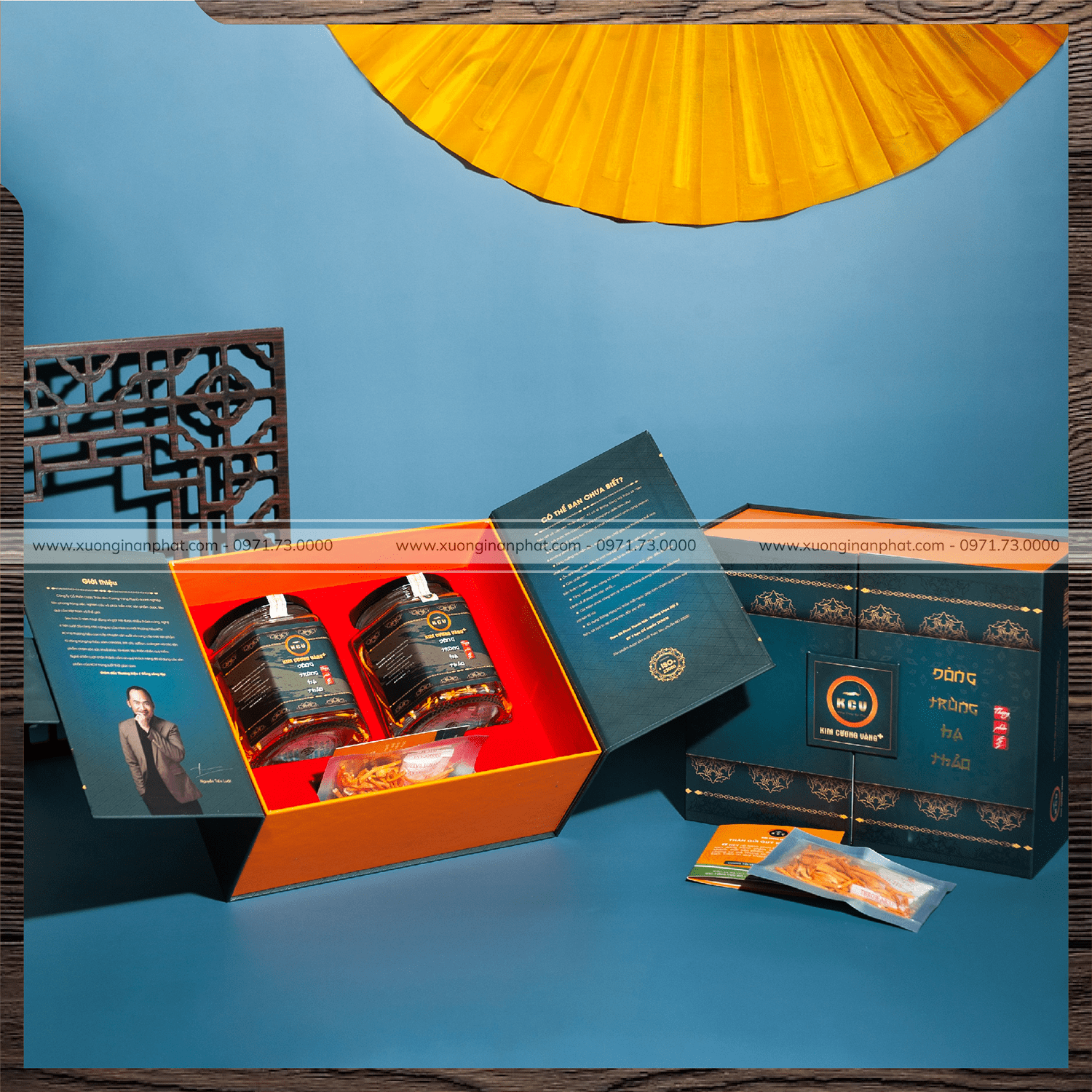 in Hộp Đông Trùng Hạ Thảo KCV