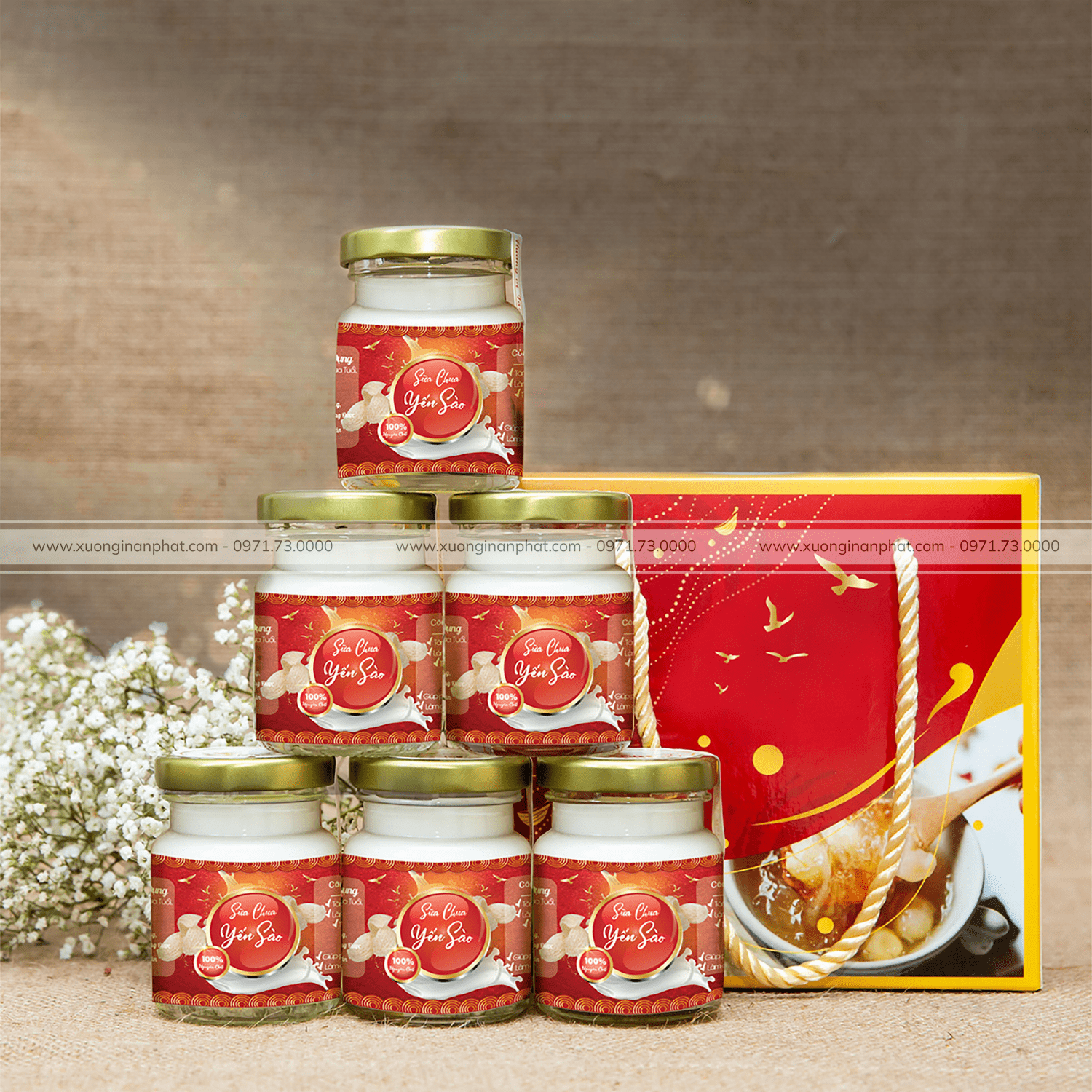 in Hộp Sữa Chua Yến Sào