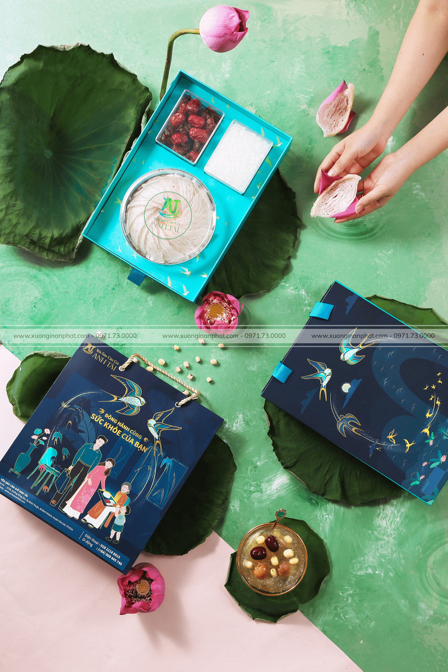 in Hộp Yến Sào Anh Tài